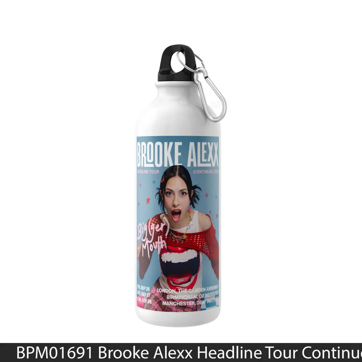 Botol Brooke Alexx Headline Tour Continued 2025 Uk Tour - Music Sport Bottle