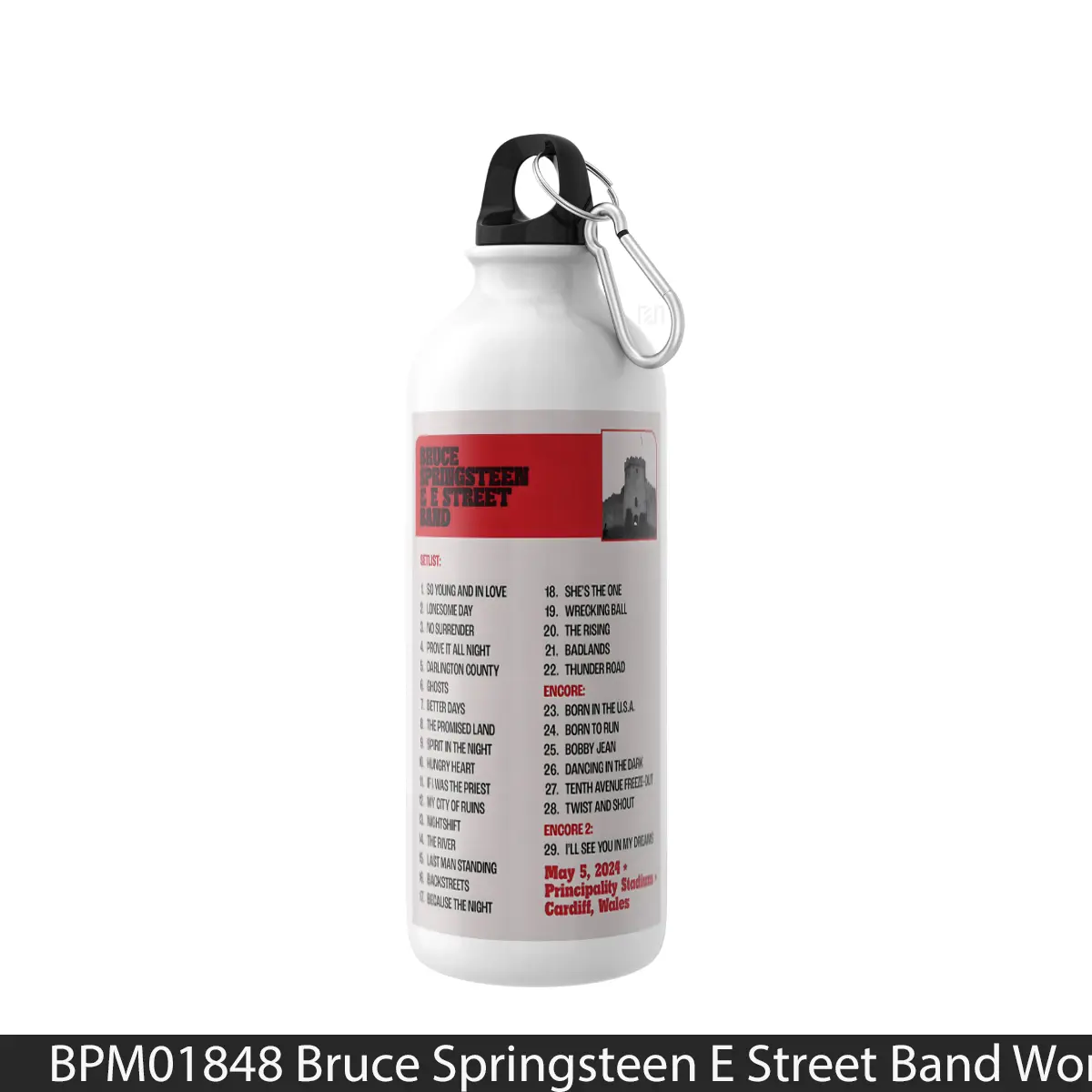 Botol Bruce Springsteen E Street Band World Tour 2024 - Music Sport Bottle