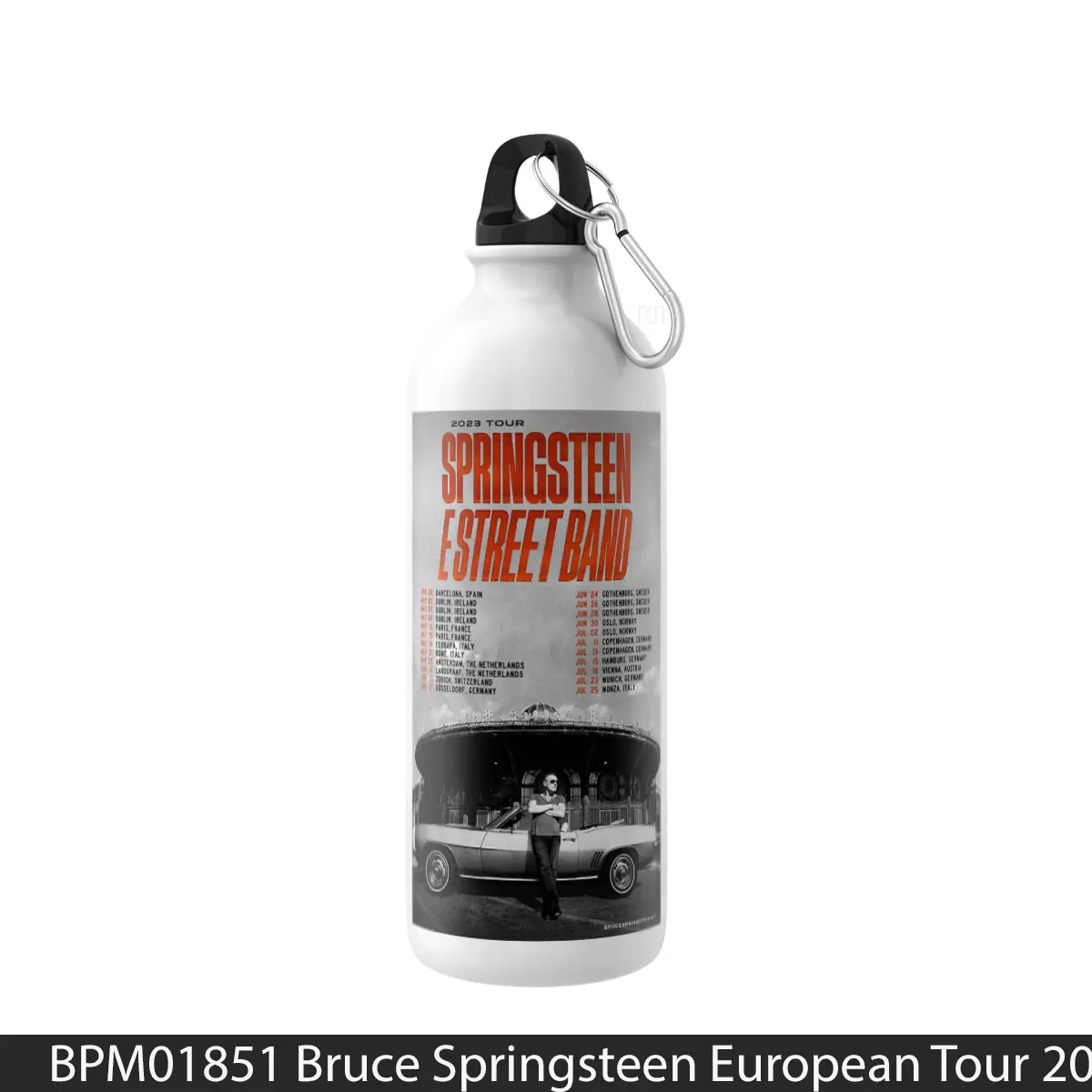 Botol Bruce Springsteen European Tour 2023 A - Music Sport Bottle