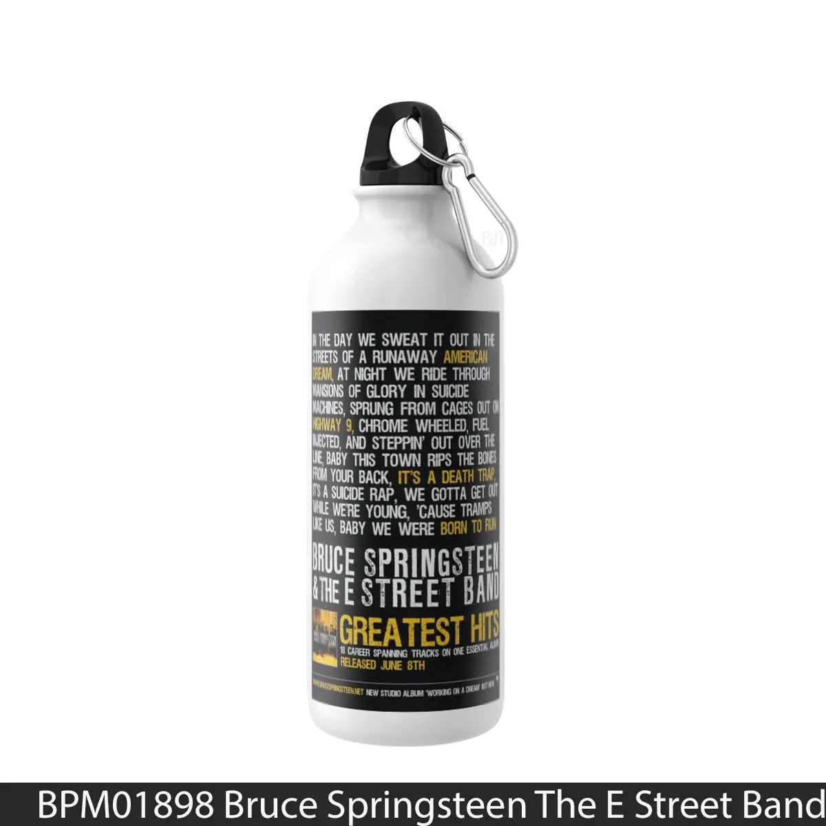 Botol Bruce Springsteen The E Street Band Greatest Hits Collection - Music Sport Bottle