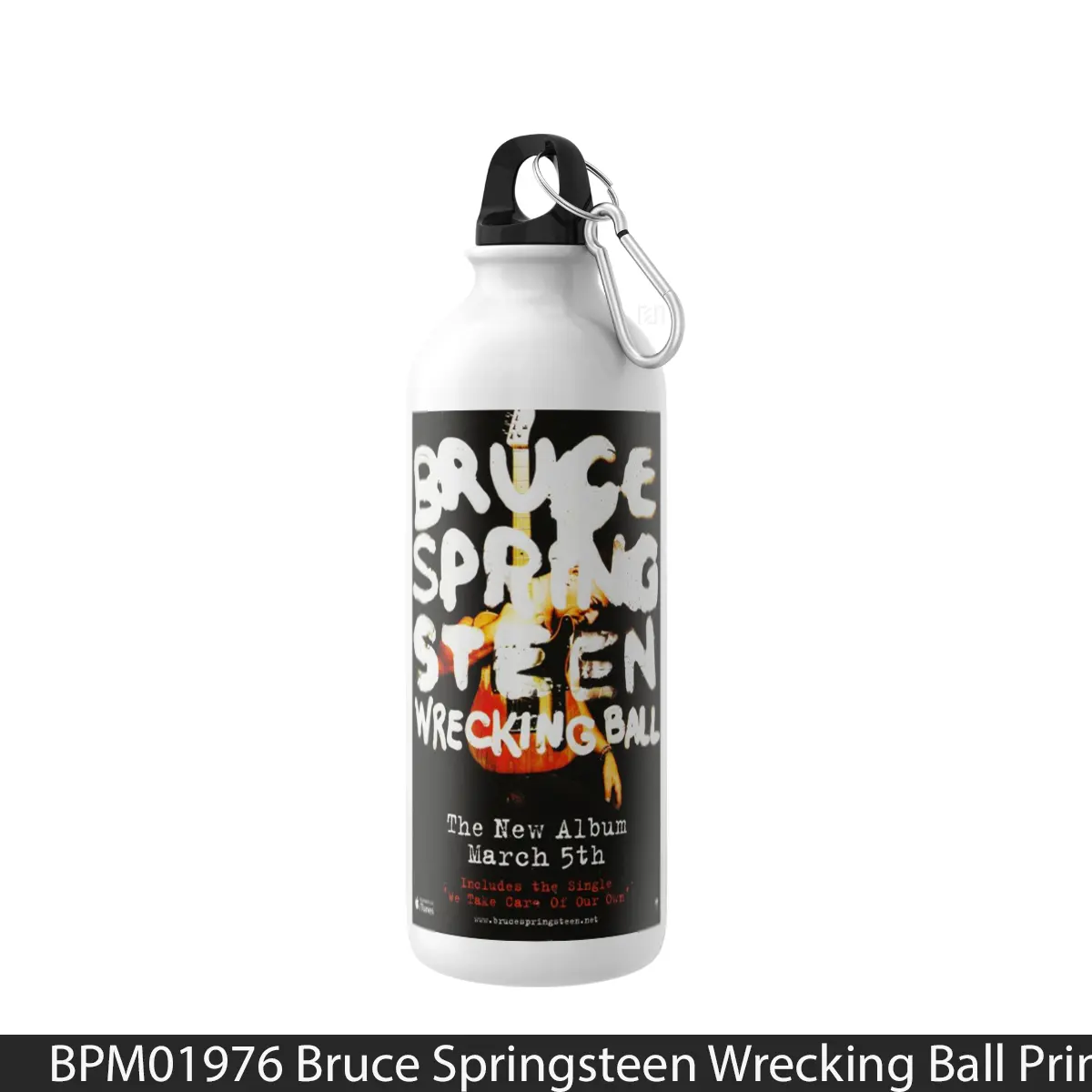 Botol Bruce Springsteen Wrecking Ball Print - Music Sport Bottle