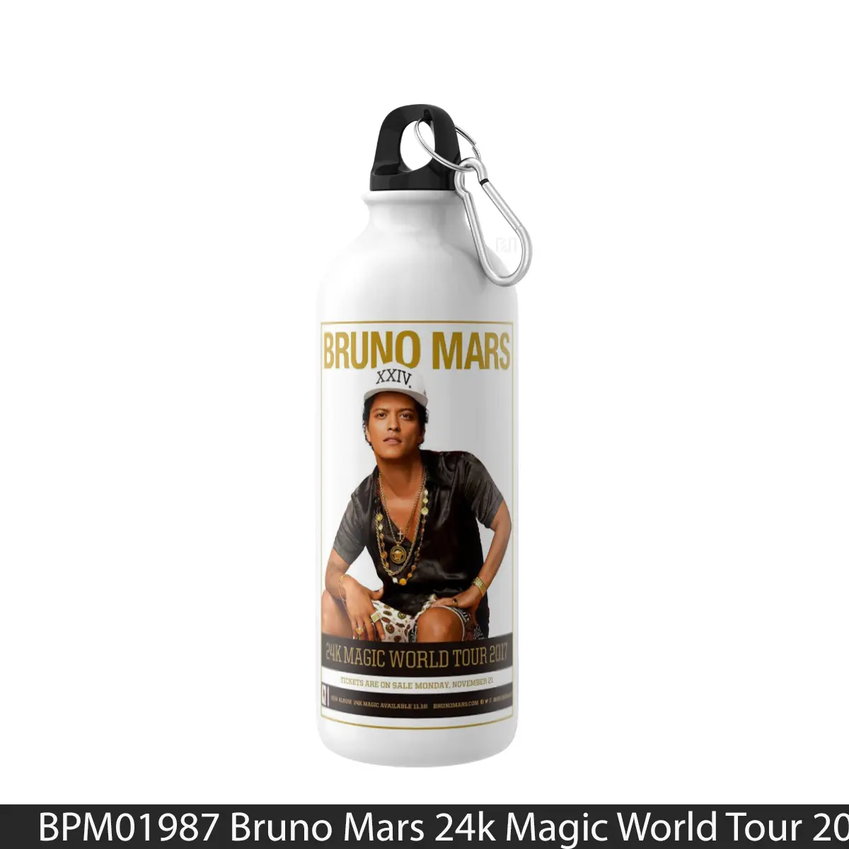 Botol Bruno Mars 24K Magic World Tour 2017 1 - Music Sport Bottle