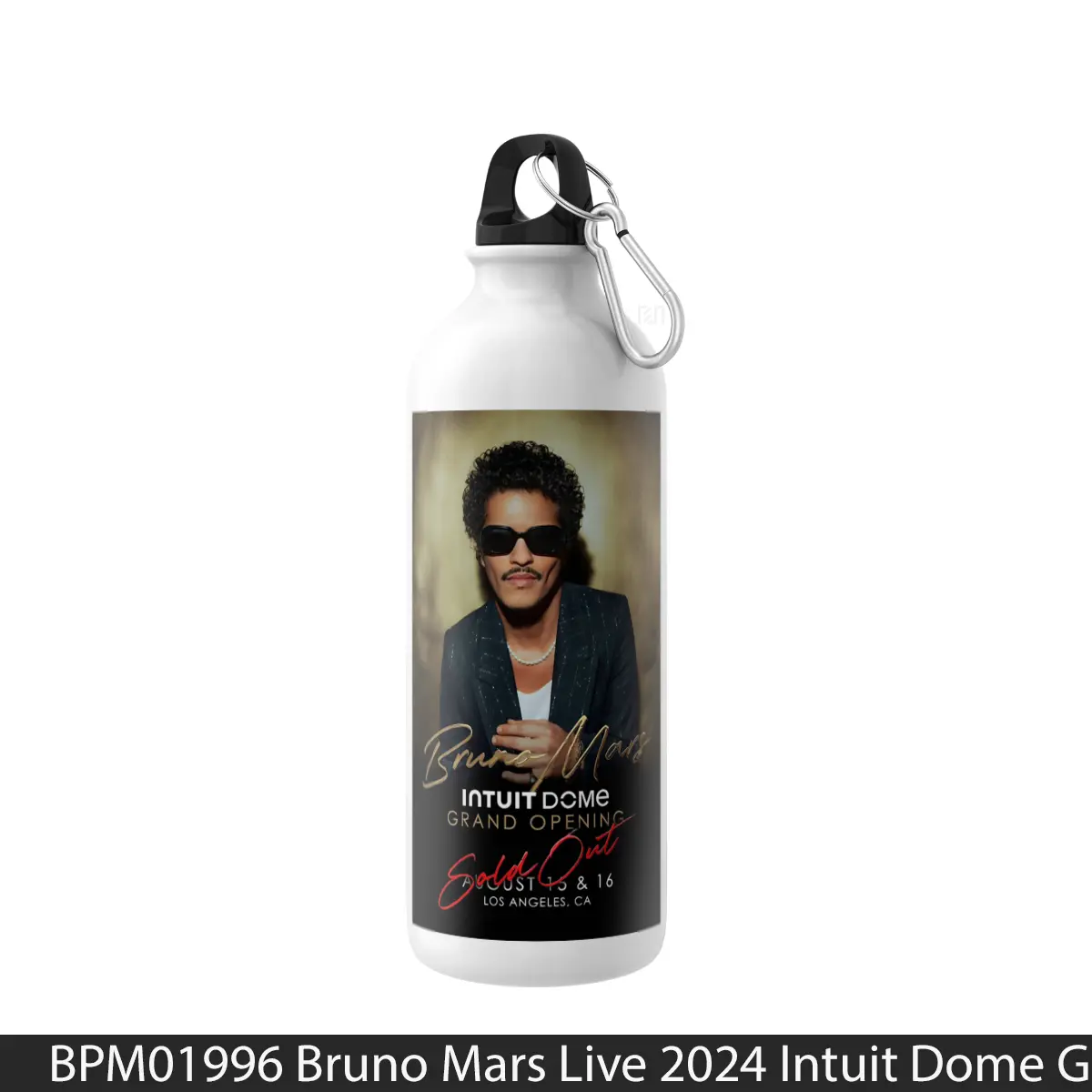 Botol Bruno Mars Live 2024 Intuit Dome Grand Opening 1 - Music Sport Bottle