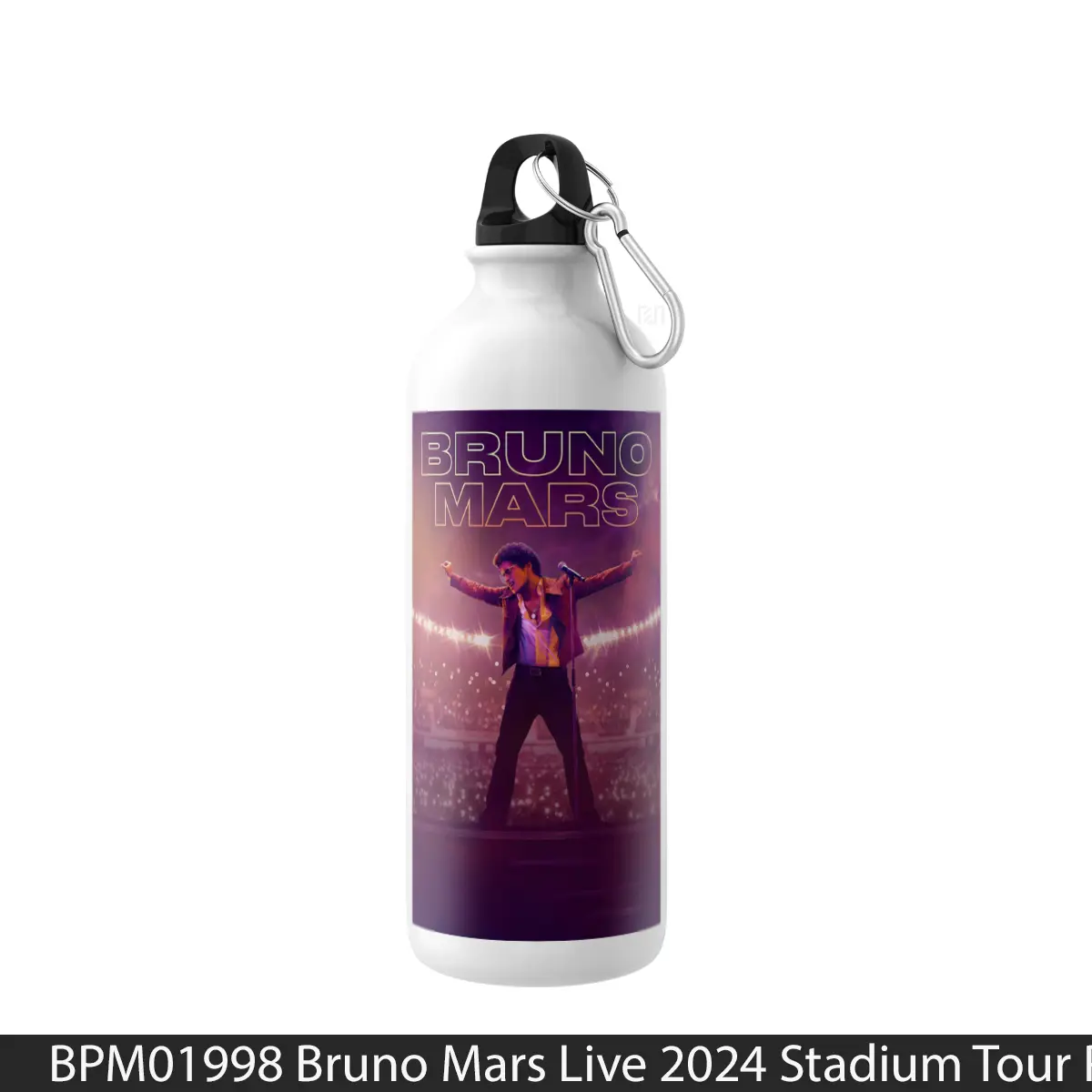 Botol Bruno Mars Live 2024 Stadium Tour - Music Sport Bottle