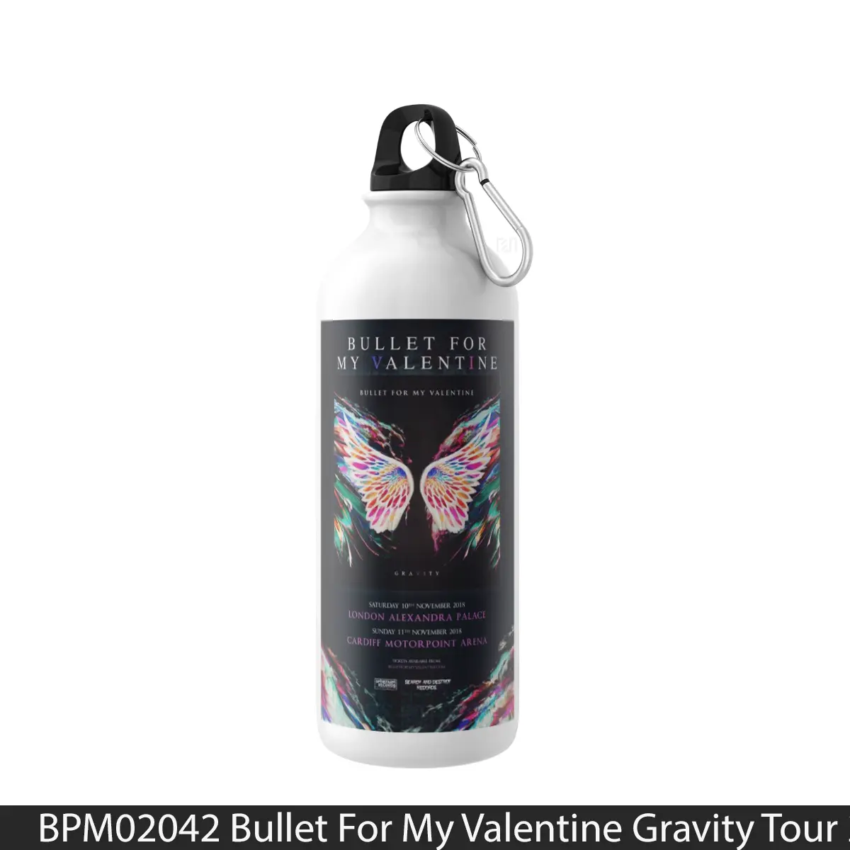 Botol Bullet For My Valentine Gravity Tour 2018 - Music Sport Bottle