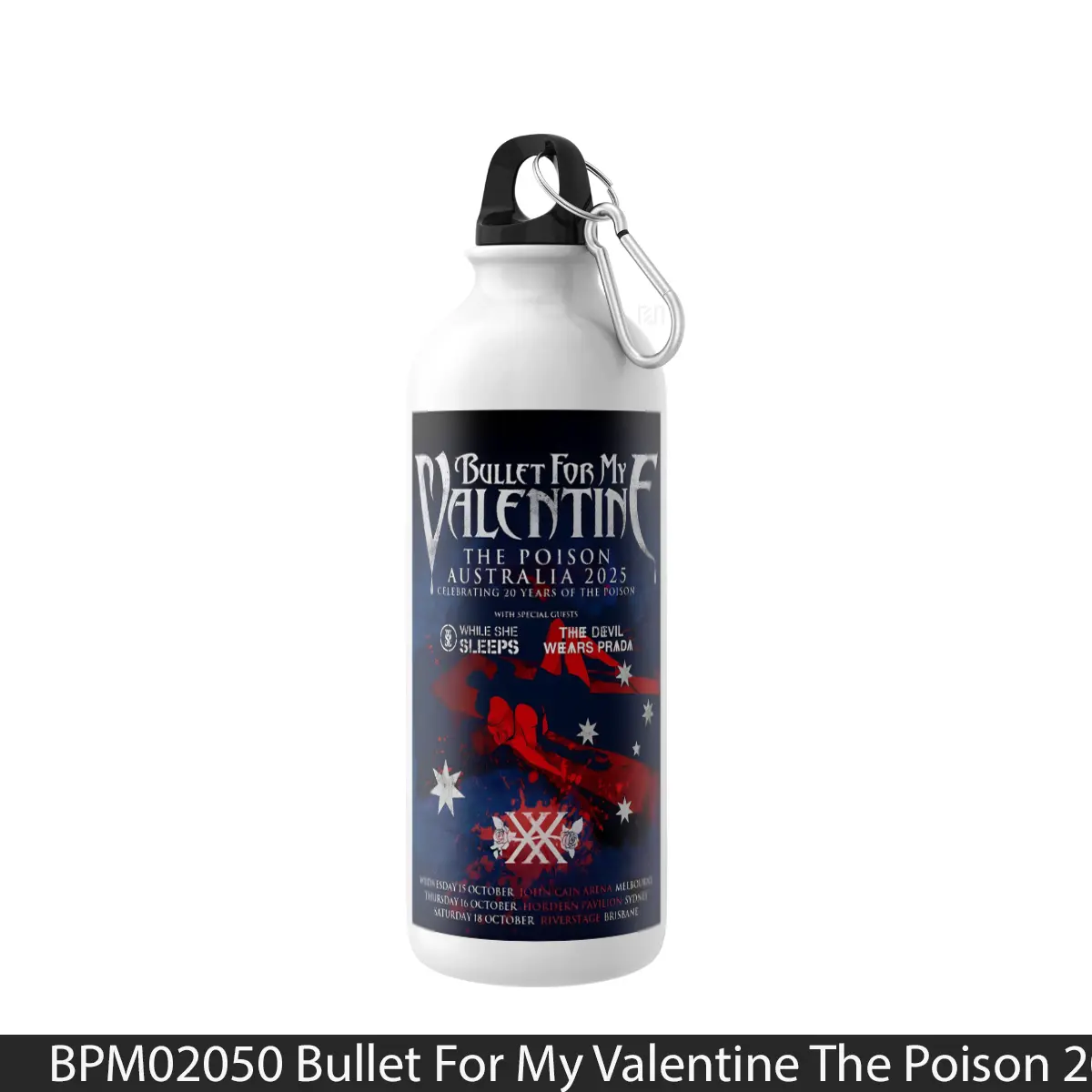 Botol Bullet For My Valentine The Poison 2025 Australian - Music Sport Bottle