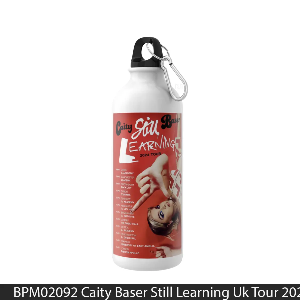 Botol Caity Baser Still Learning Uk Tour 2024 - Music Sport Bottle