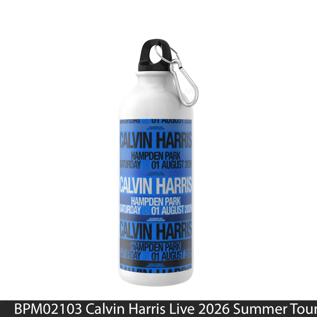 Botol Calvin Harris Live 2026 Summer Tour Glasgow Hampden Park - Music Sport Bottle