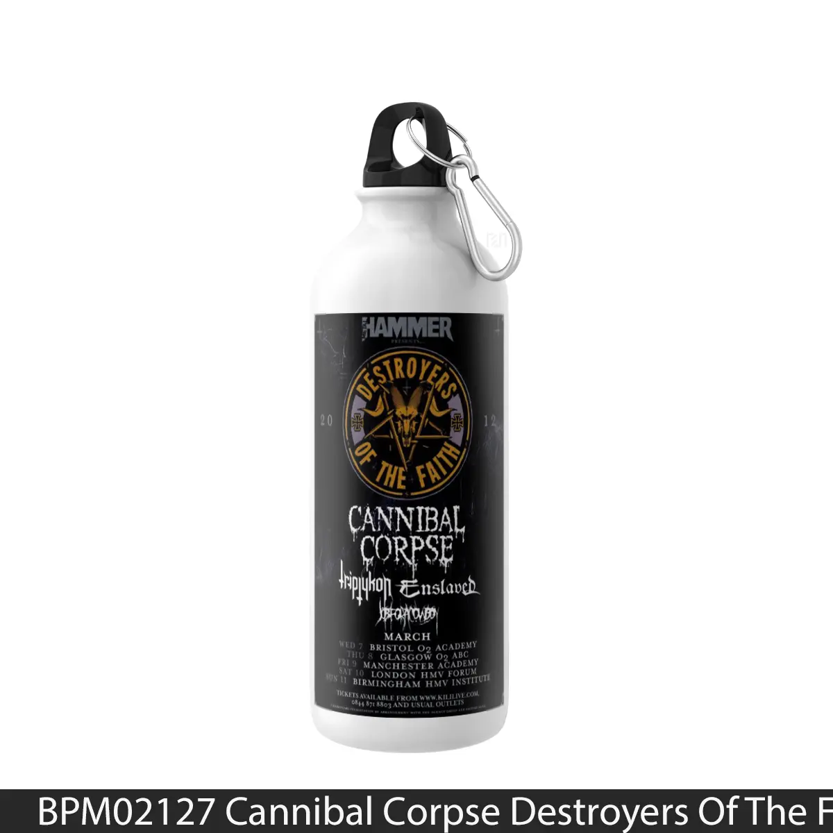 Botol Cannibal Corpse Destroyers Of The Faith 2012 Uk To - Music Sport Bottle