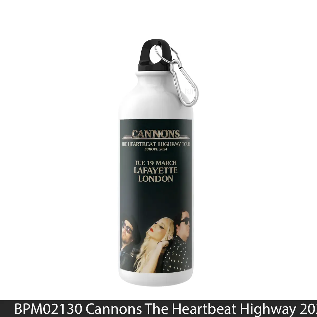 Botol Cannons The Heartbeat Highway 2024 Tour 1 - Music Sport Bottle