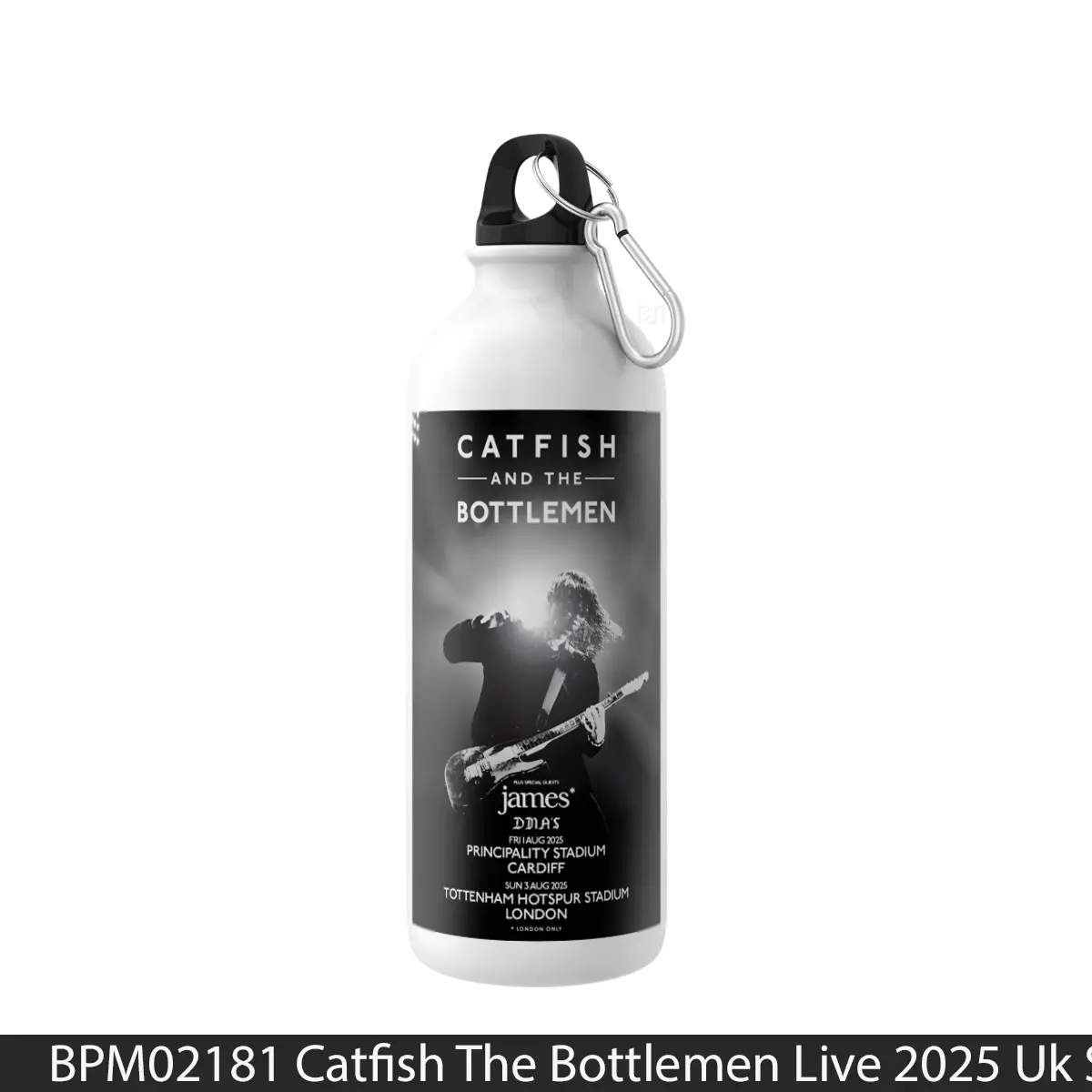 Botol Catfish The Bottlemen Live 2025 Uk Stadium Tour - Music Sport Bottle