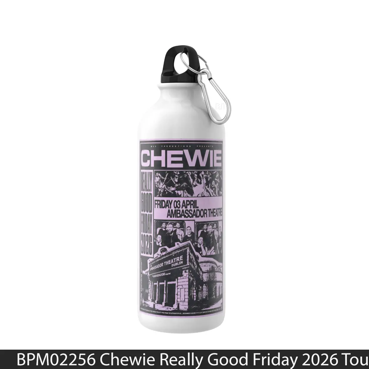 Botol Chewie Really Good Friday 2026 Tour Dublin - Music Sport Bottle