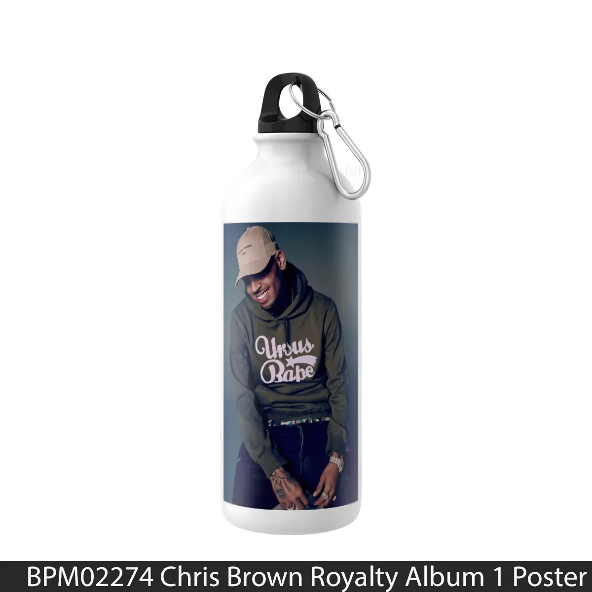 Botol Chris Brown Royalty Album 1 - Music Sport Bottle