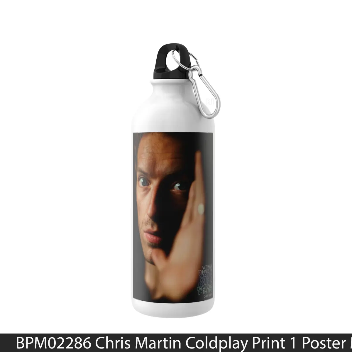 Botol Chris Martin Coldplay Print 1 - Music Sport Bottle