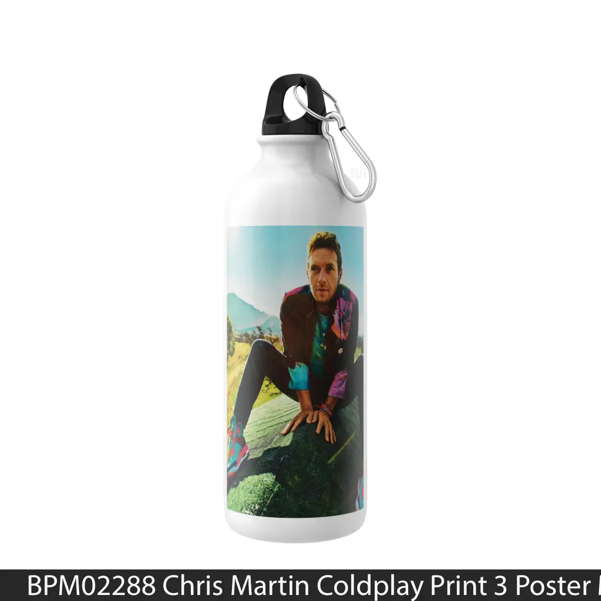 Botol Chris Martin Coldplay Print 3 - Music Sport Bottle