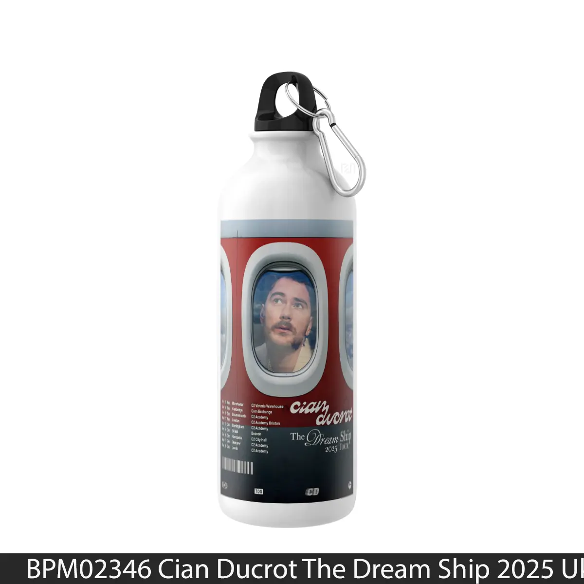 Botol Cian Ducrot The Dream Ship 2025 Uk Tour 2 - Music Sport Bottle