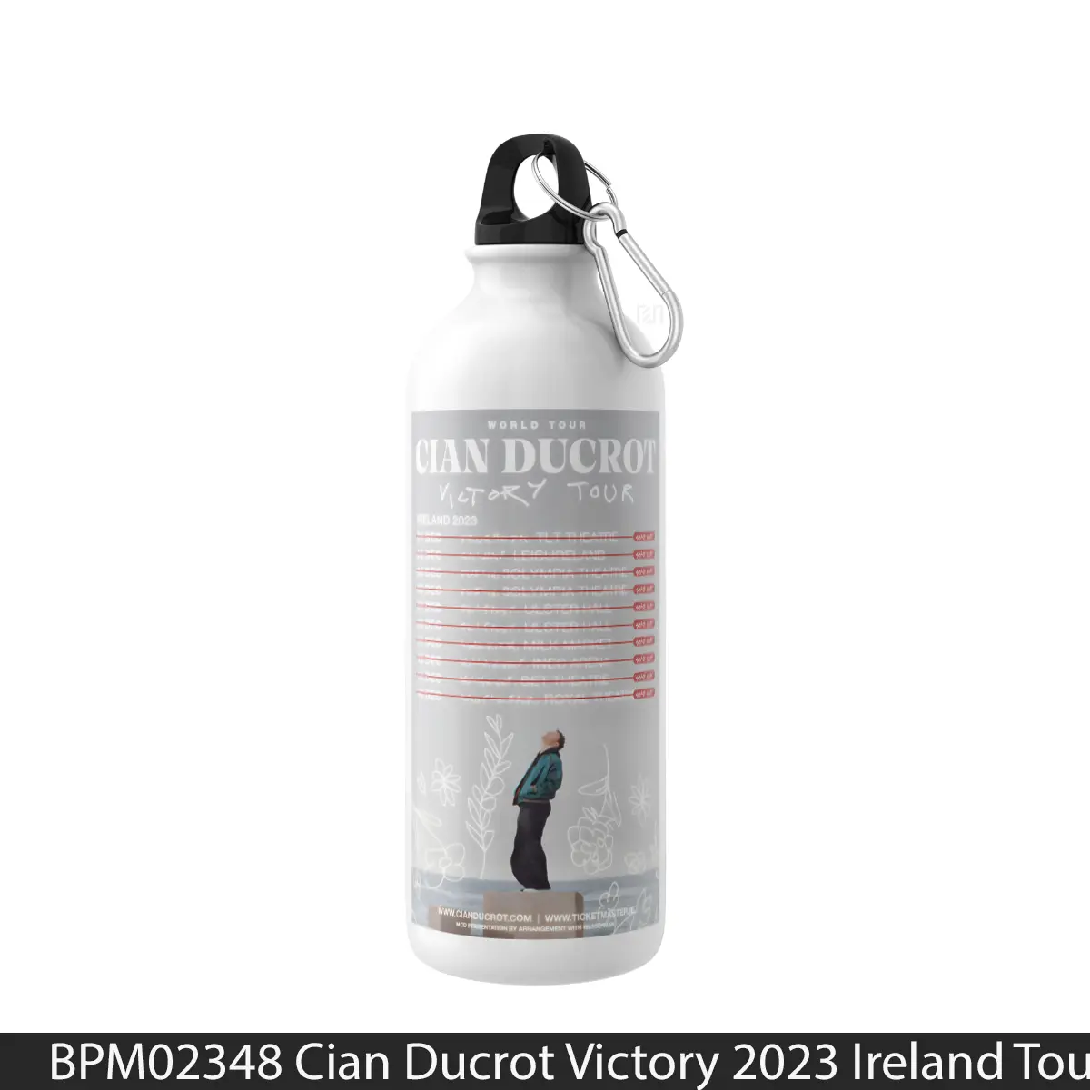 Botol Cian Ducrot Victory 2023 Ireland Tour - Music Sport Bottle