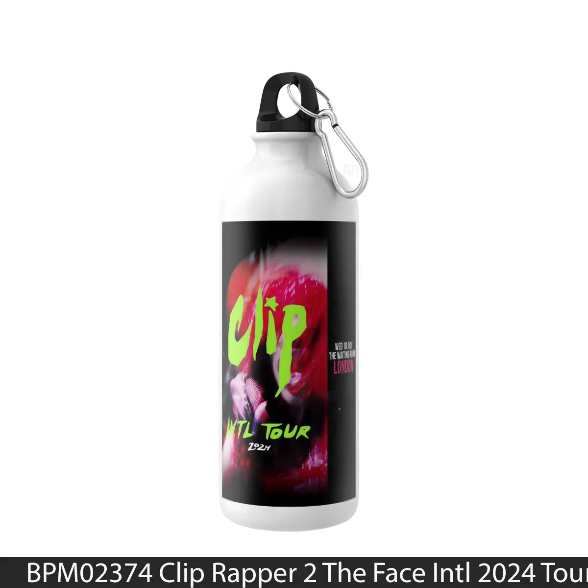 Botol Clip Rapper 2 The Face Intl 2024 Tour - Music Sport Bottle