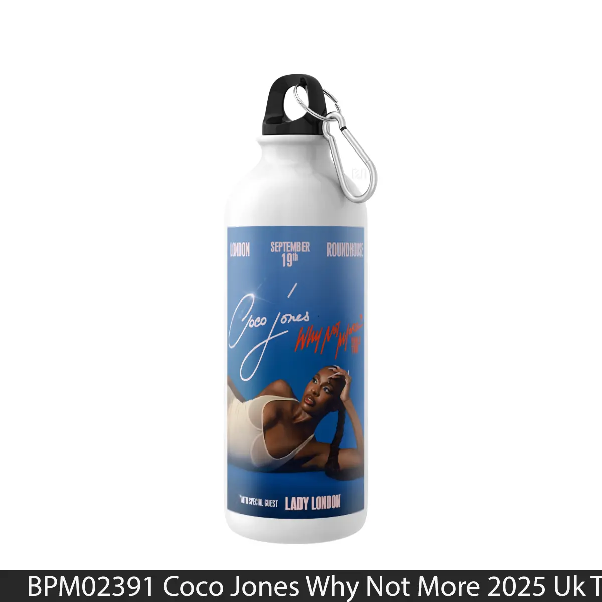 Botol Coco Jones Why Not More 2025 Uk Tour - Music Sport Bottle