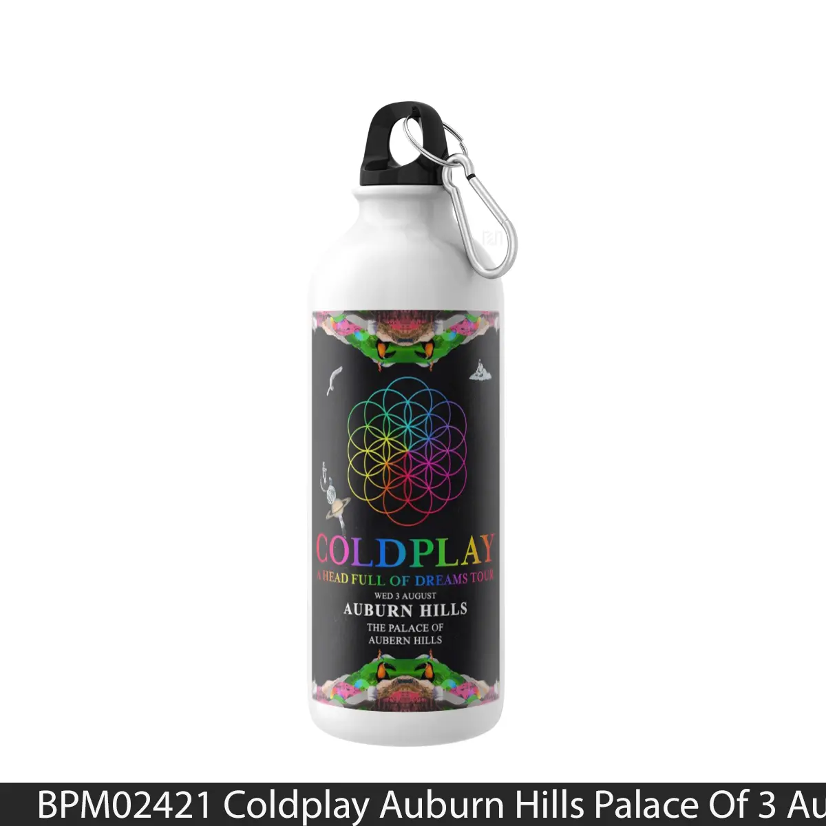 Botol Coldplay Auburn Hills Palace Of 3 August 2016 - Music Sport Bottle