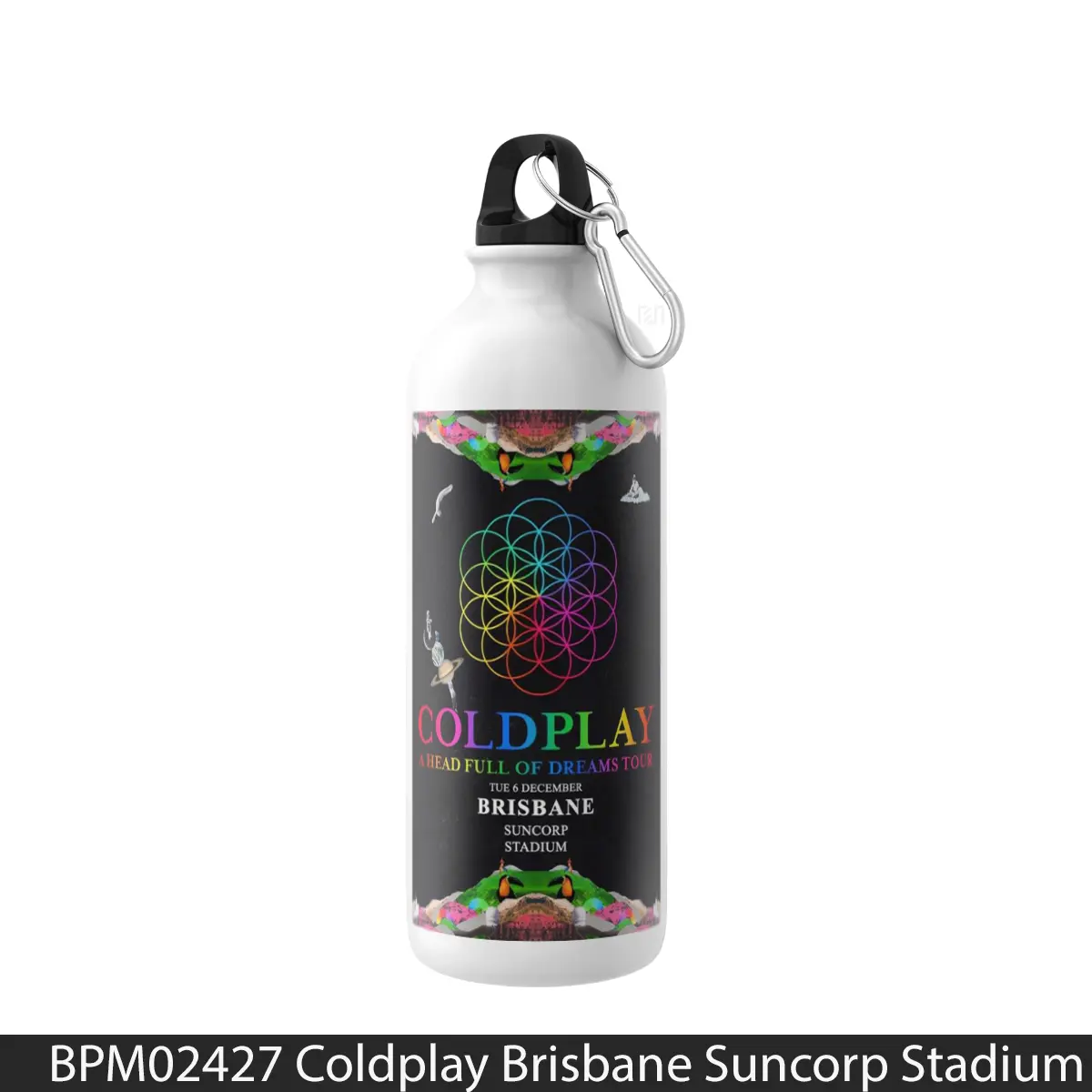Botol Coldplay Brisbane Suncorp Stadium - Music Sport Bottle