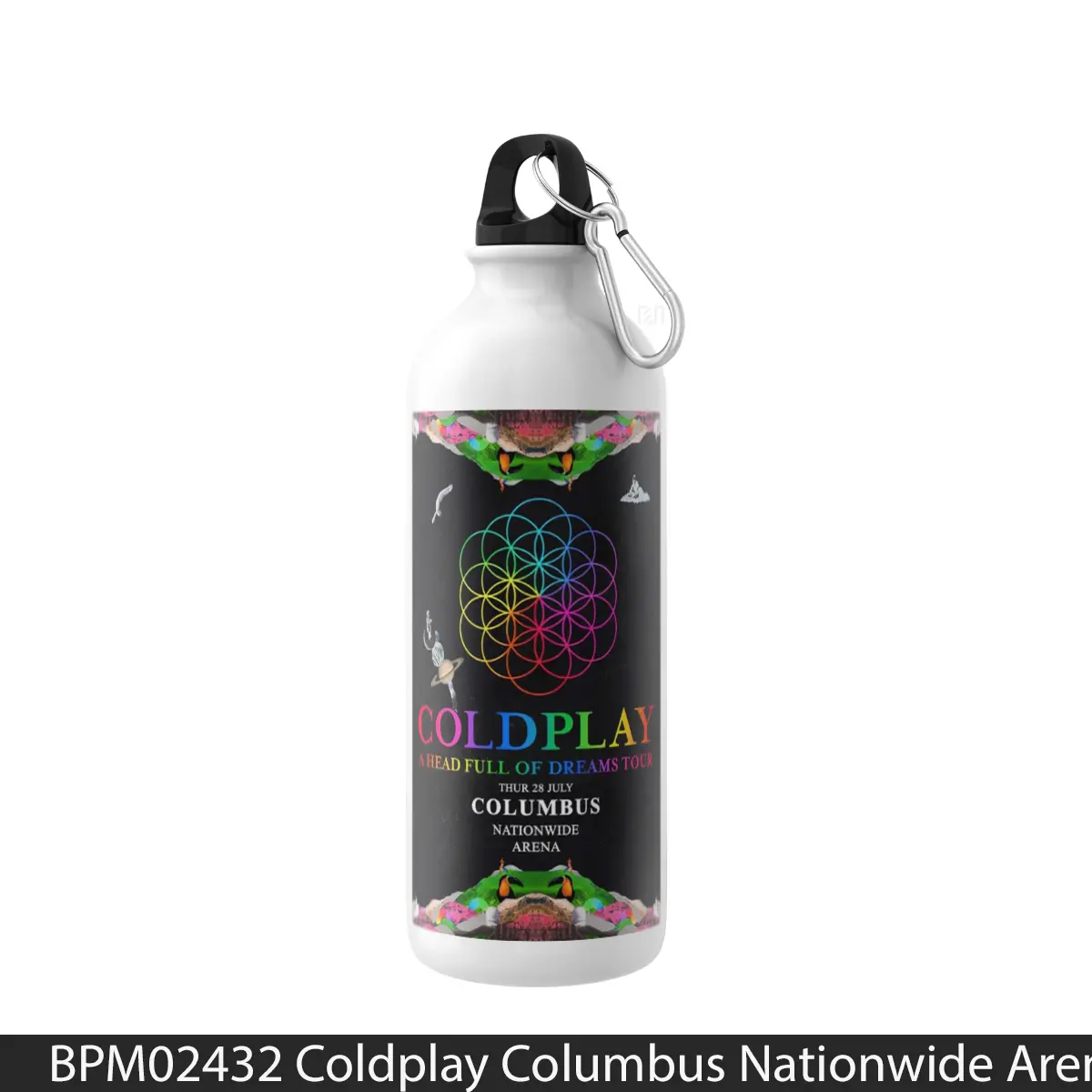 Botol Coldplay Columbus Nationwide Arena 28 July 2017 - Music Sport Bottle