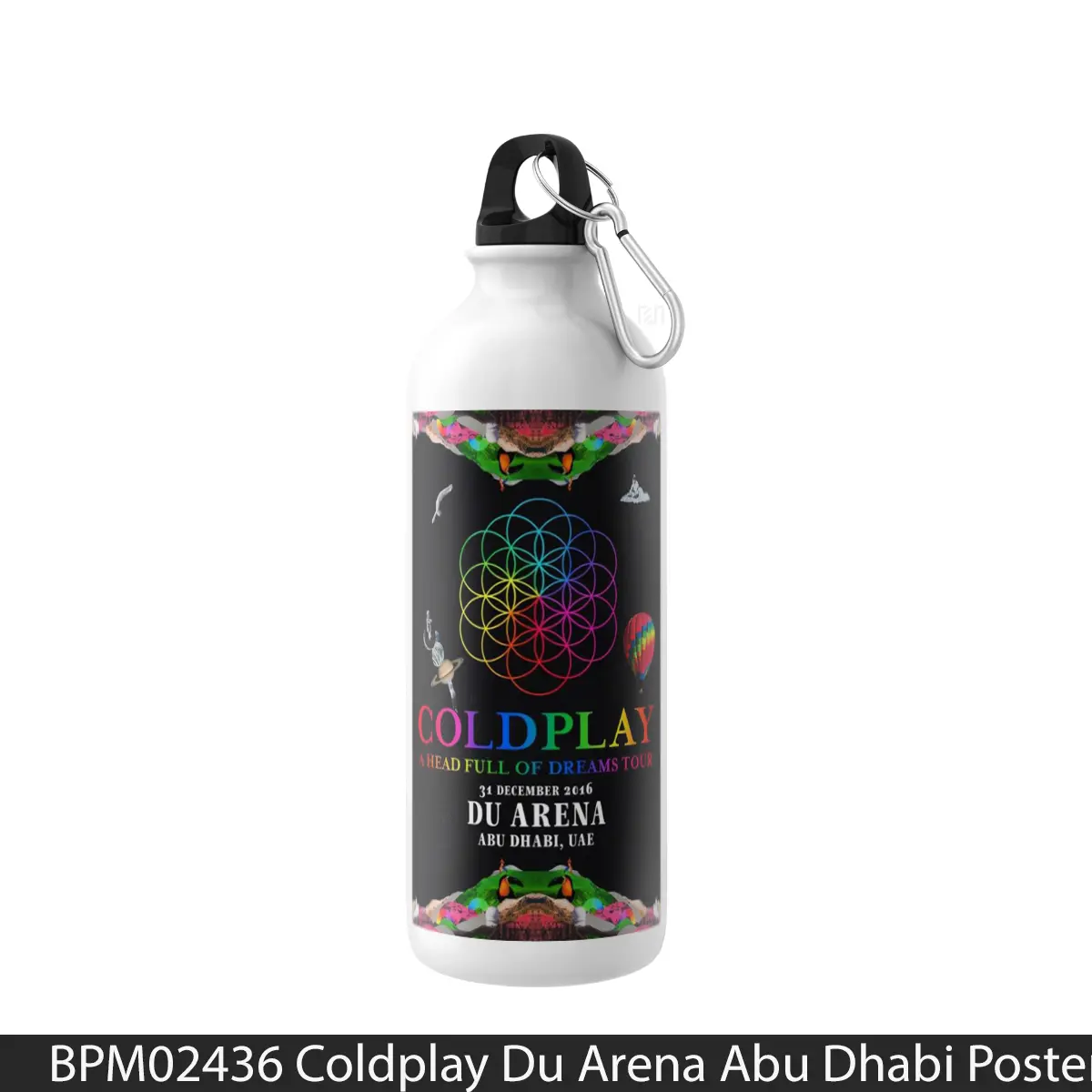 Botol Coldplay Du Arena Abu Dhabi - Music Sport Bottle