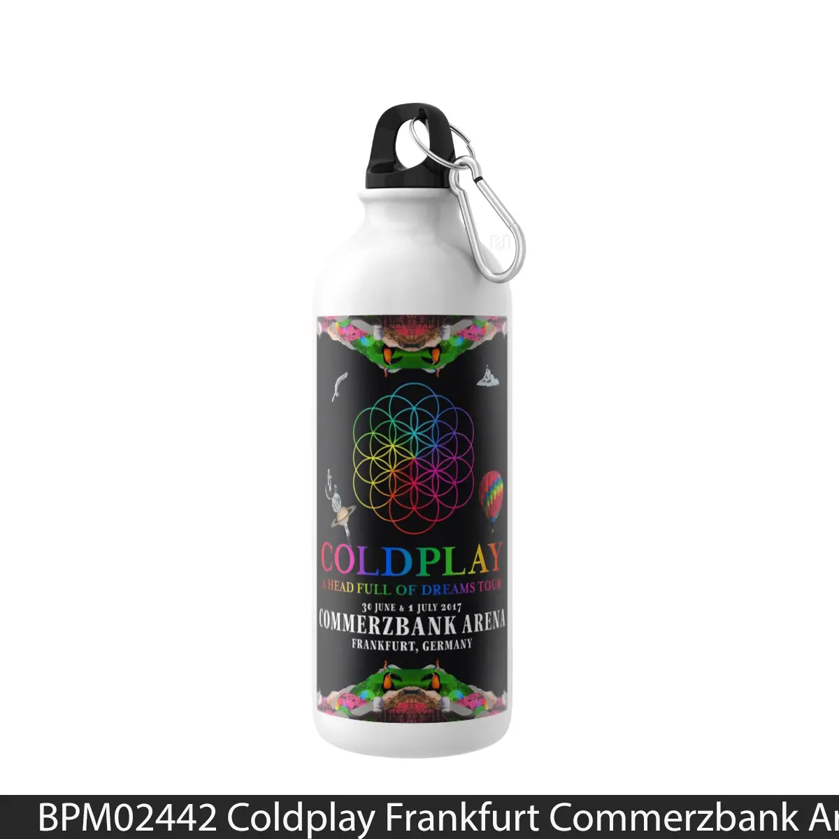 Botol Coldplay Frankfurt Commerzbank Arena 2016 - Music Sport Bottle