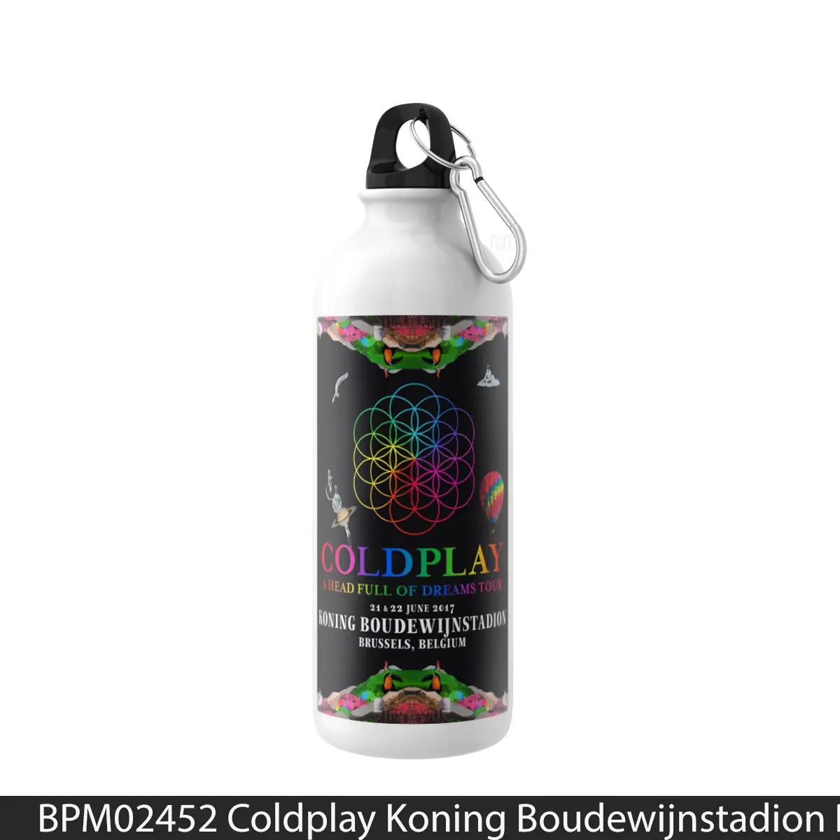Botol Coldplay Koning Boudewijnstadion Brussels June 2017 - Music Sport Bottle