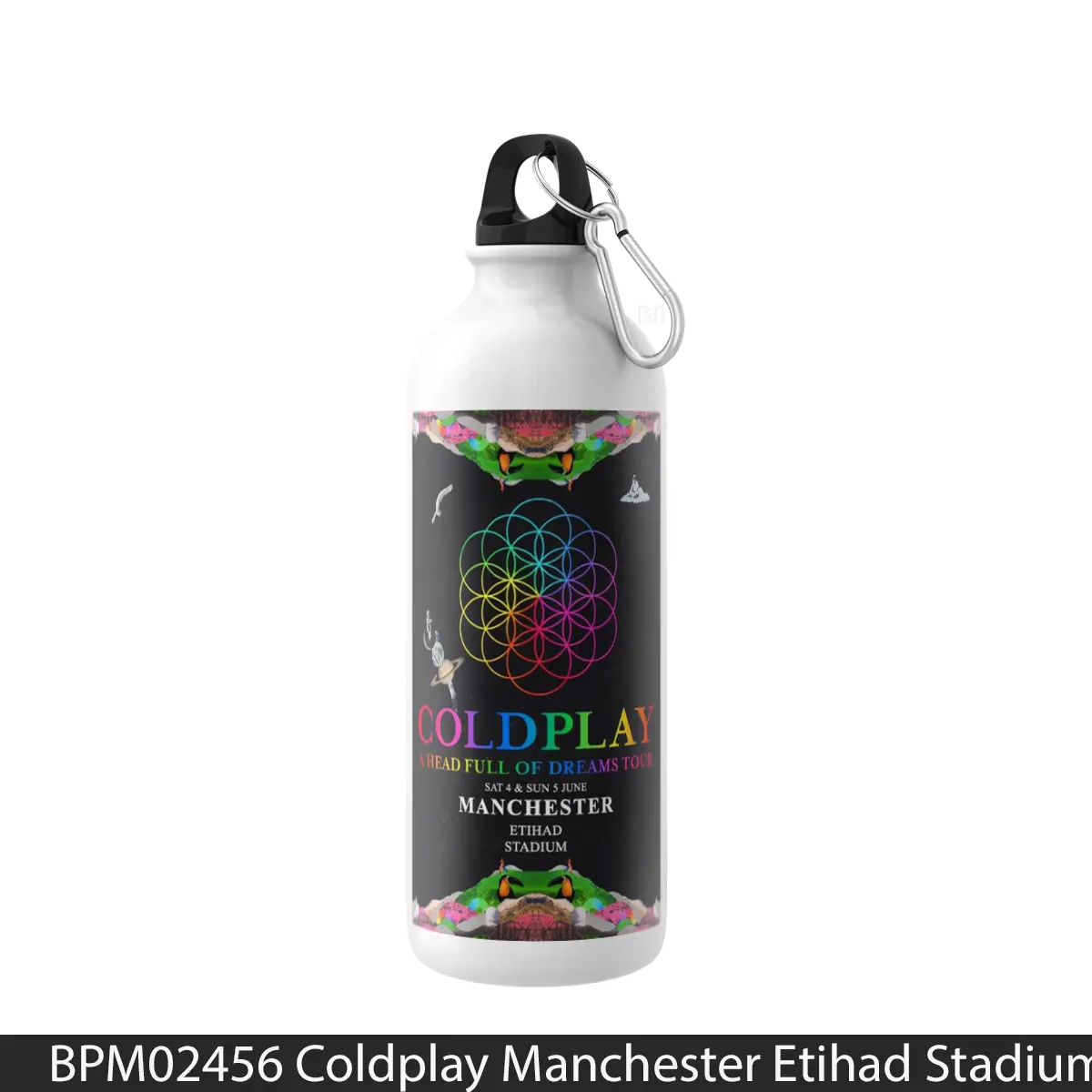 Botol Coldplay Manchester Etihad Stadium June 4 5 2023 - Music Sport Bottle