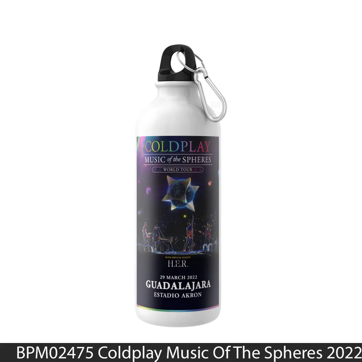 Botol Coldplay Music Of The Spheres 2022 World Tour 2 - Music Sport Bottle