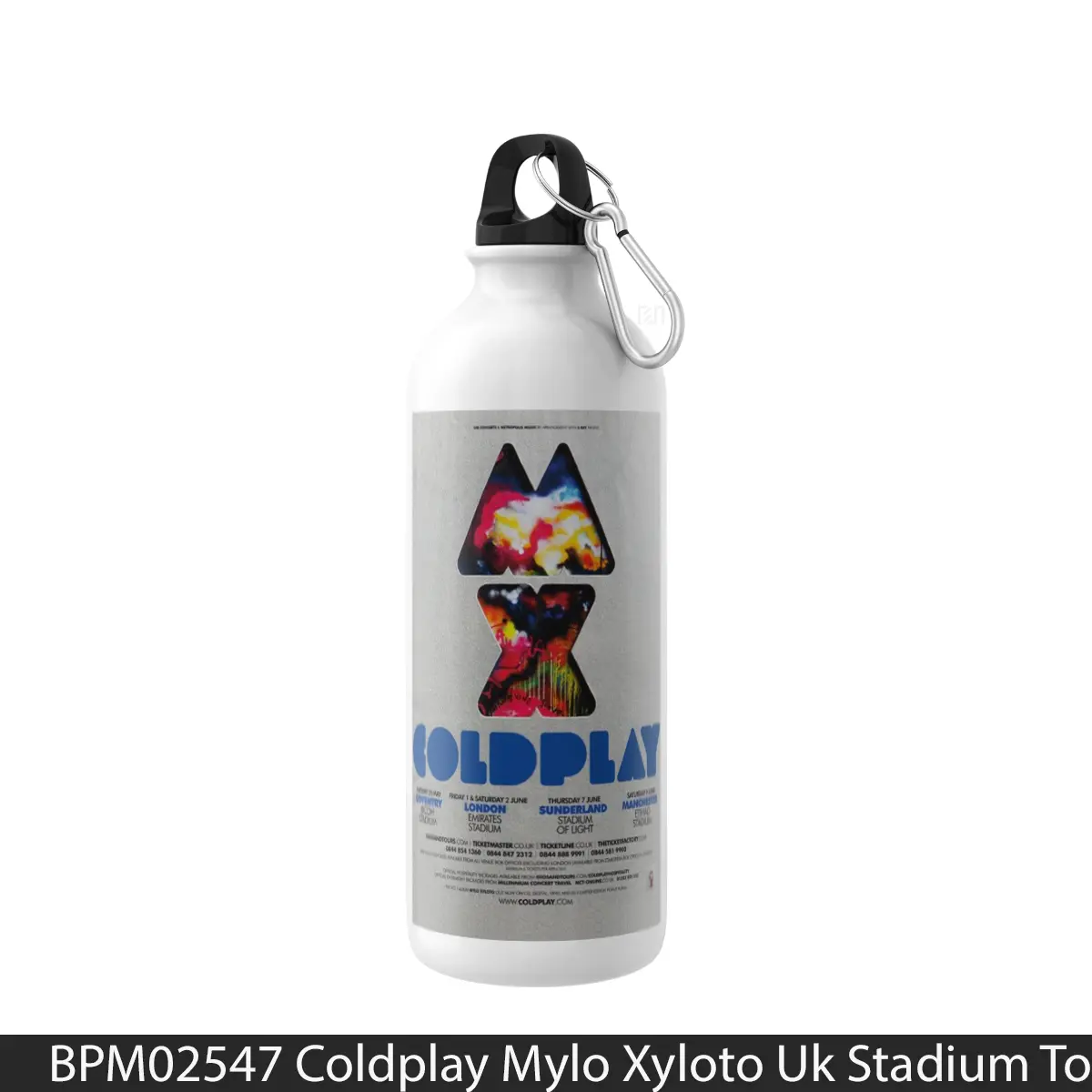 Botol Coldplay Mylo Xyloto Uk Stadium Tour 2012 - Music Sport Bottle