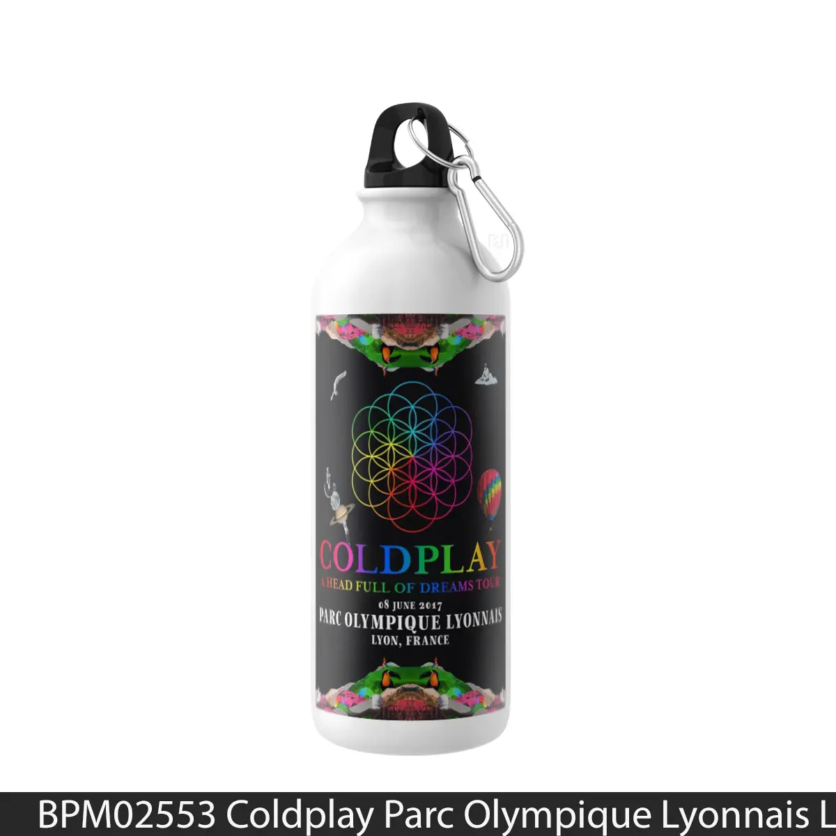 Botol Coldplay Parc Olympique Lyonnais Lyon - Music Sport Bottle