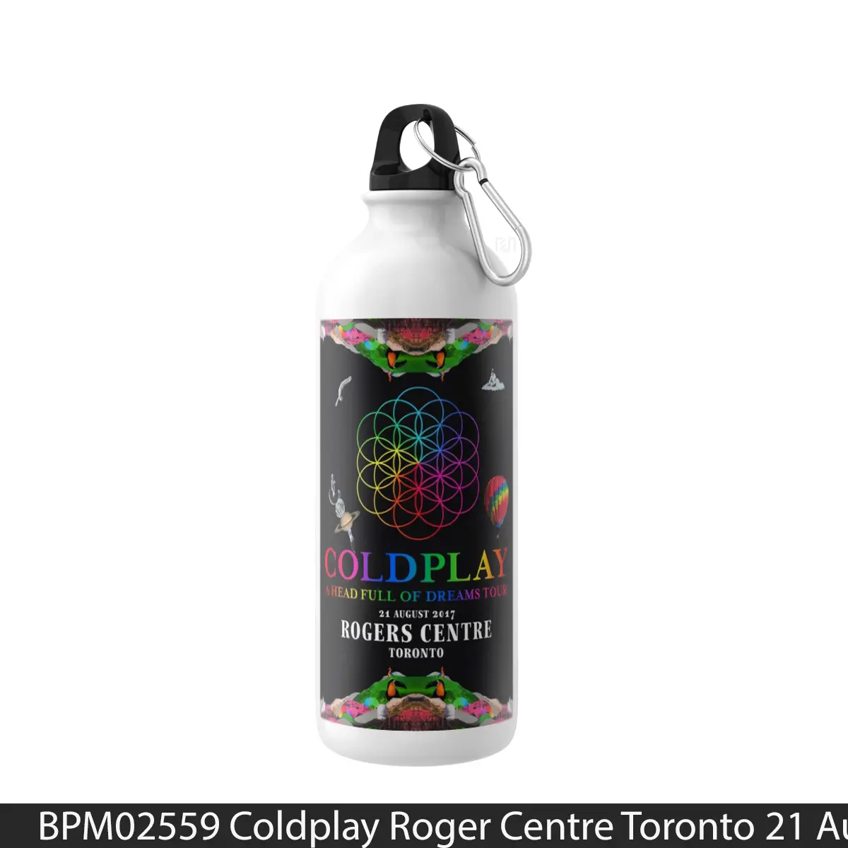 Botol Coldplay Roger Centre Toronto 21 August 2017 - Music Sport Bottle