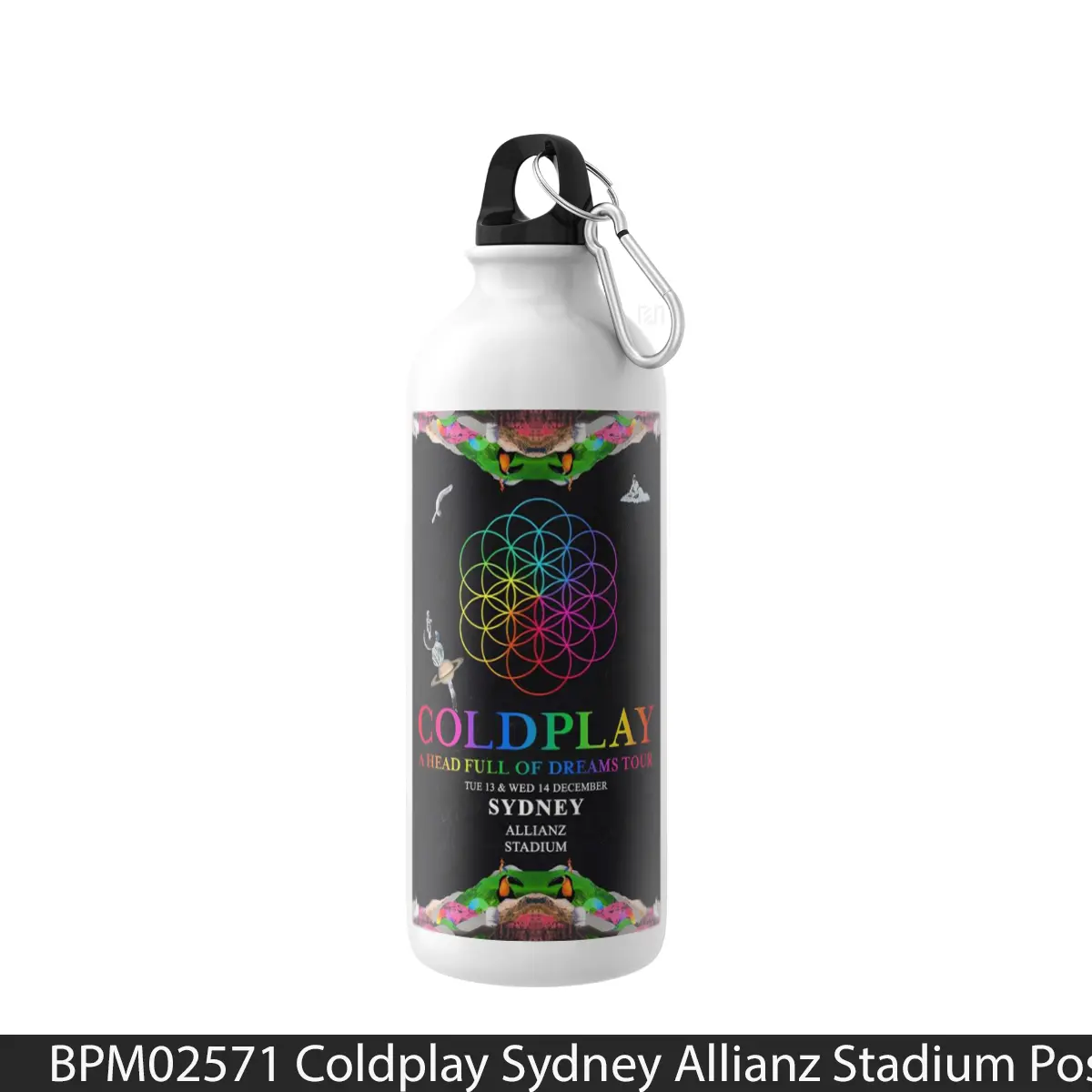 Botol Coldplay Sydney Allianz Stadium - Music Sport Bottle