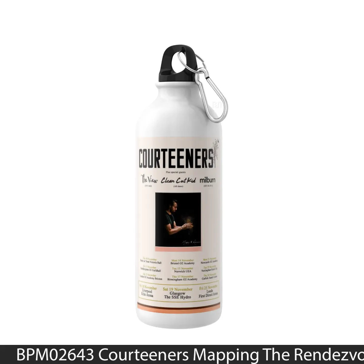 Botol Courteeners Mapping The Rendezvous Uk Tour 2016 - Music Sport Bottle