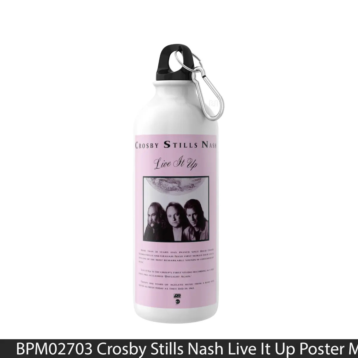Botol Crosby Stills Nash Live It Up - Music Sport Bottle