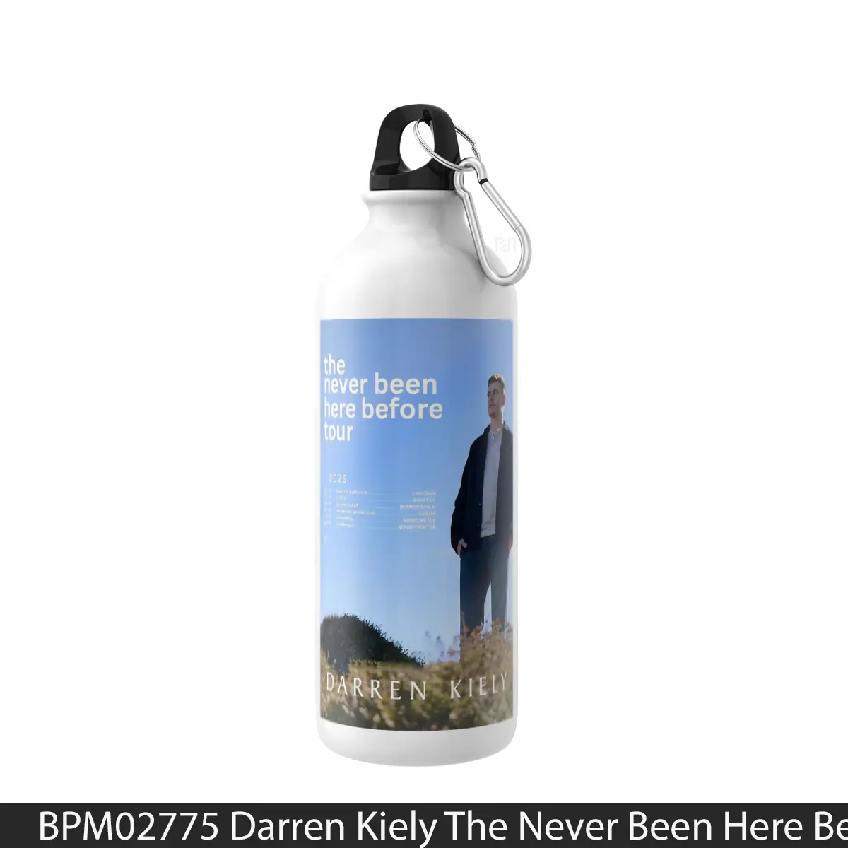 Botol Darren Kiely The Never Been Here Before 2025Tour P - Music Sport Bottle