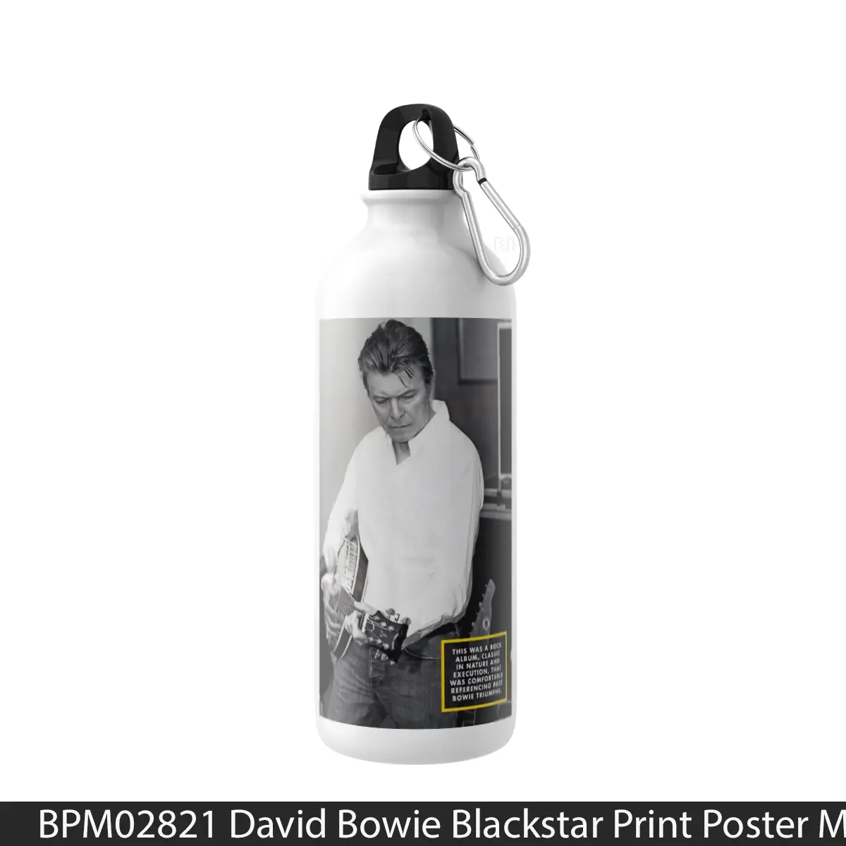 Botol David Bowie Blackstar Print - Music Sport Bottle