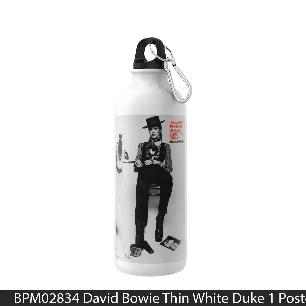 Botol David Bowie Thin White Duke 1 - Music Sport Bottle