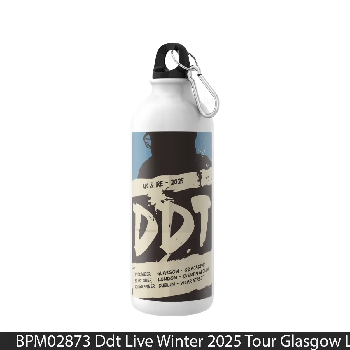 Botol Ddt Live Winter 2025 Tour Glasgow London - Music Sport Bottle