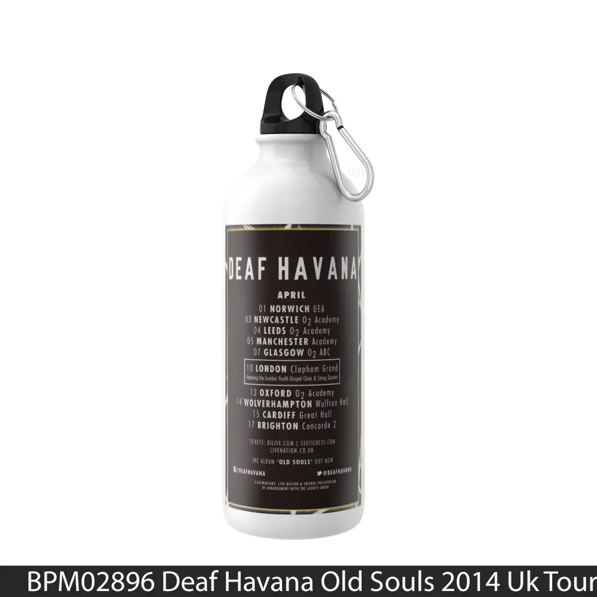 Botol Deaf Havana Old Souls 2014 Uk Tour - Music Sport Bottle