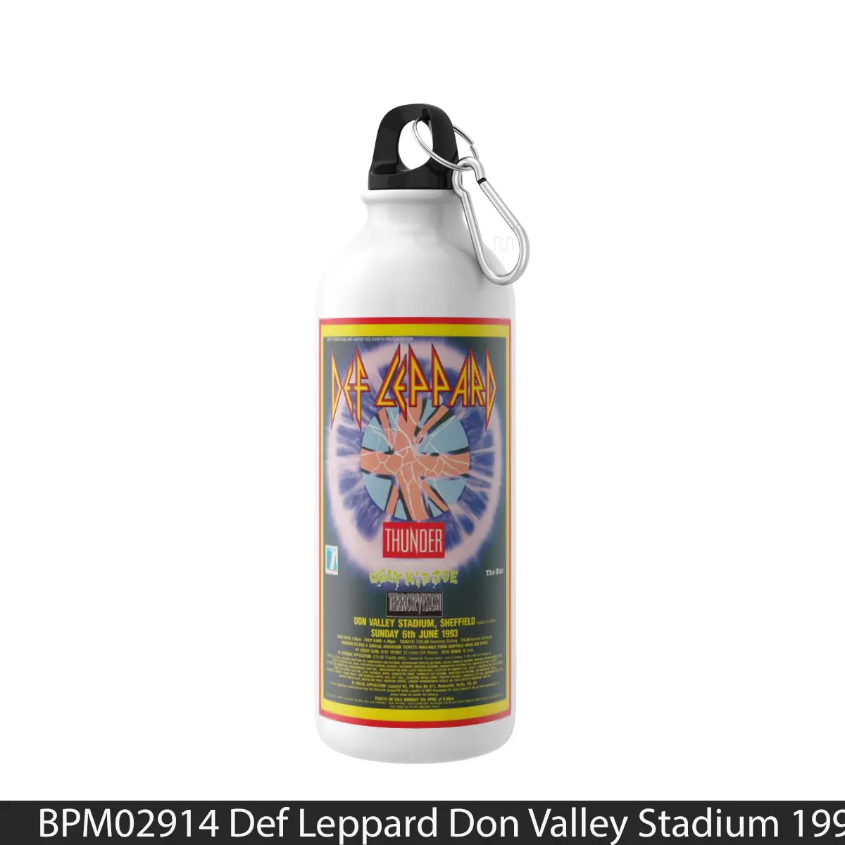 Botol Def Leppard Don Valley Stadium 1993 Adrenalize Tour - Music Sport Bottle