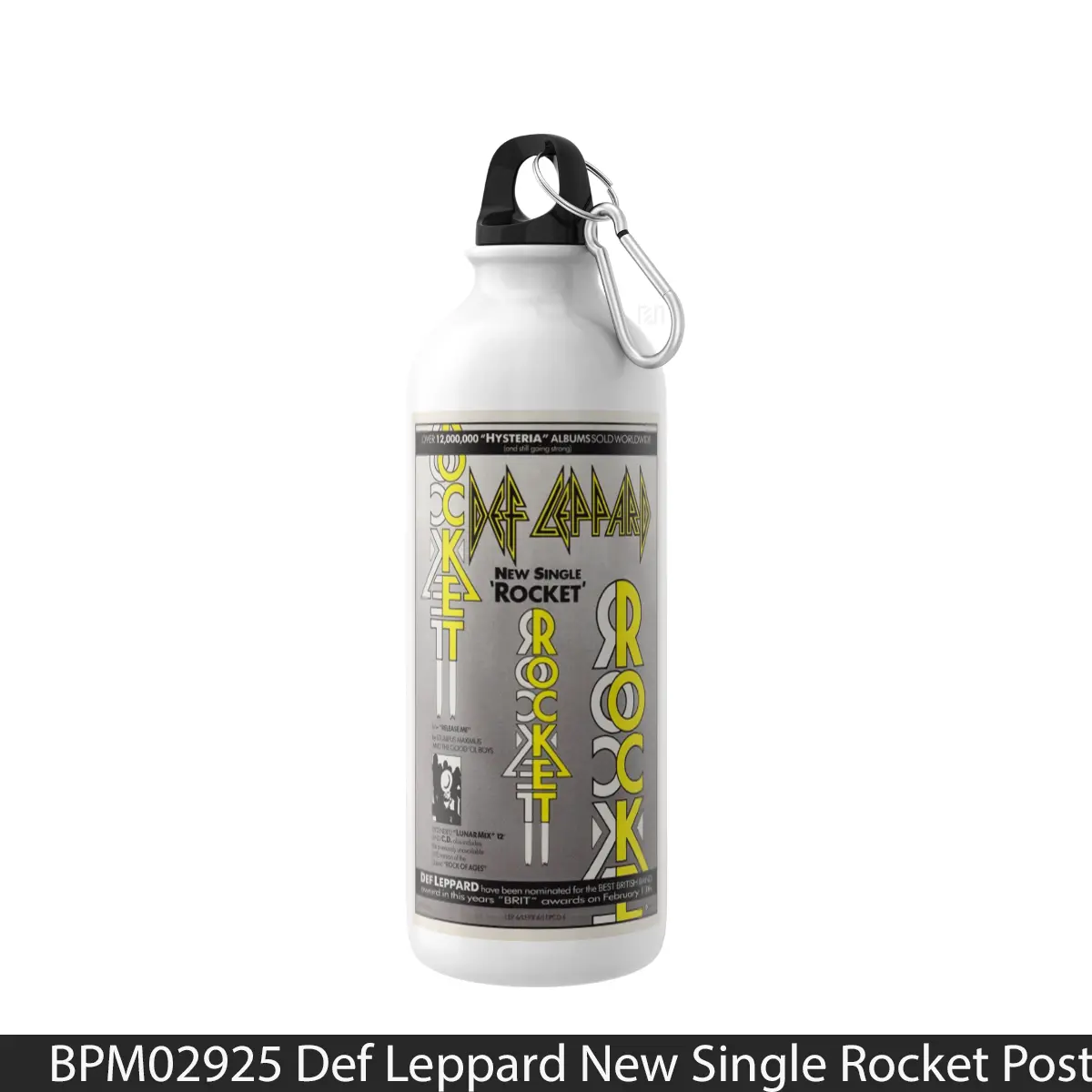 Botol Def Leppard New Single Rocket - Music Sport Bottle