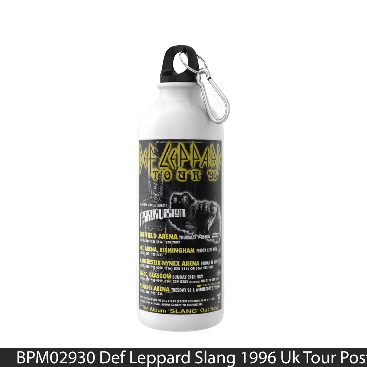 Botol Def Leppard Slang 1996 Uk Tour - Music Sport Bottle