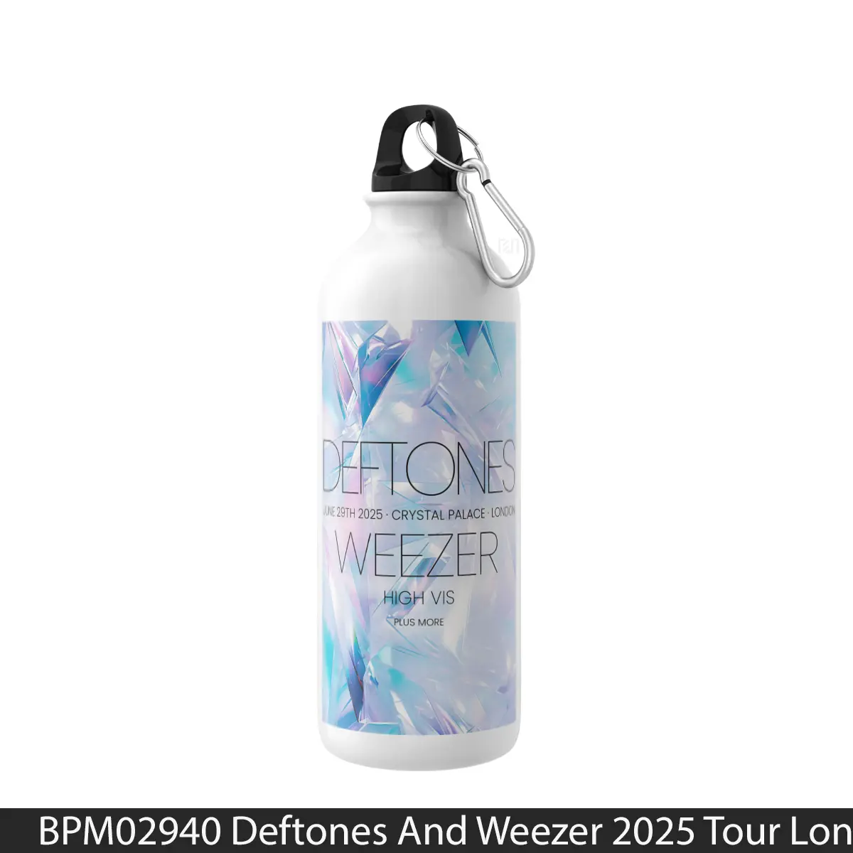 Botol Deftones And Weezer 2025 Tour London Crystal Palace - Music Sport Bottle