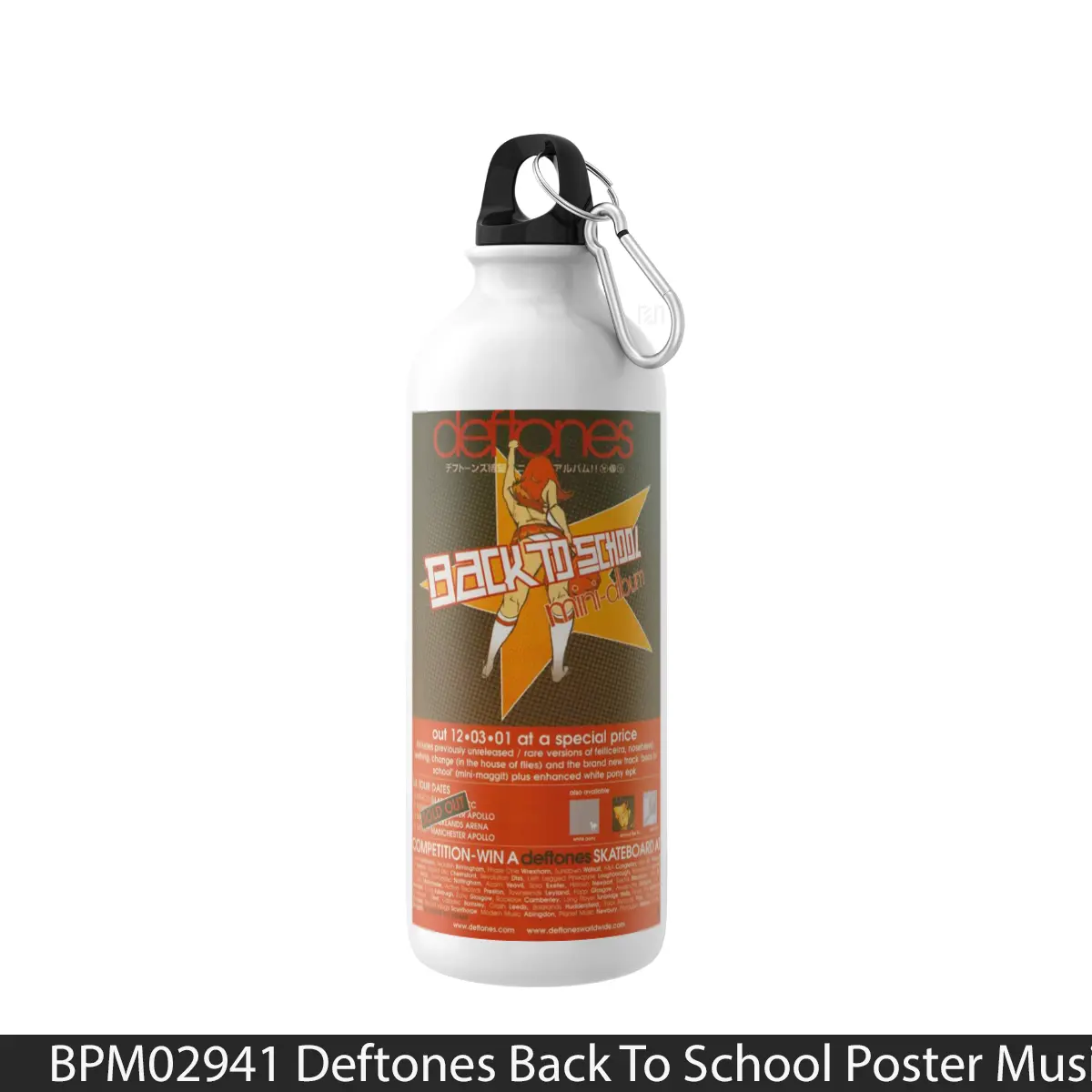 Botol Deftones Back To School - Music Sport Bottle