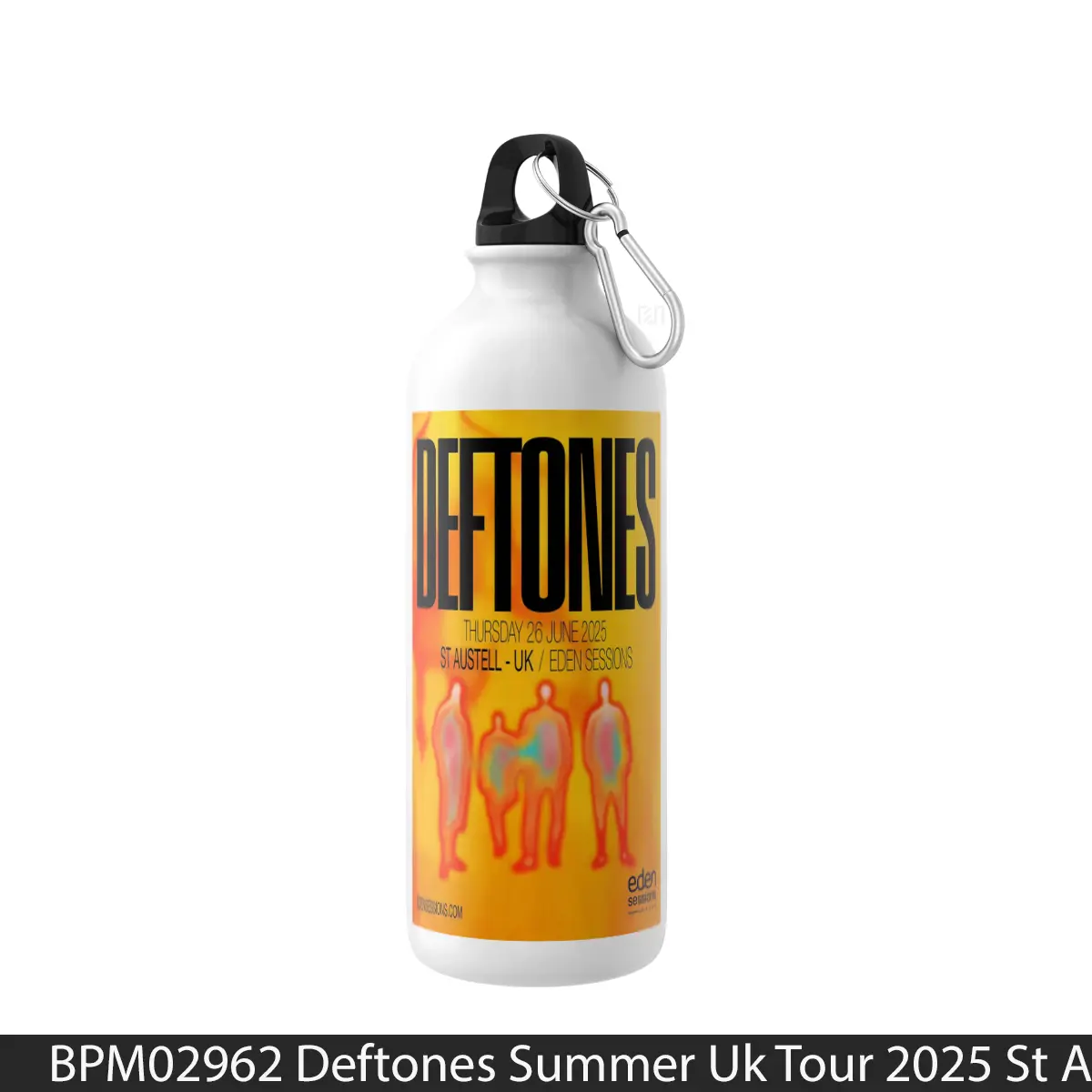 Botol Deftones Summer Uk Tour 2025 St Austell Eden Sessions - Music Sport Bottle