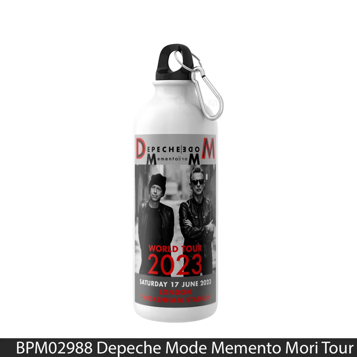 Botol Depeche Mode Memento Mori Tour 2023 London Twickenham - Music Sport Bottle