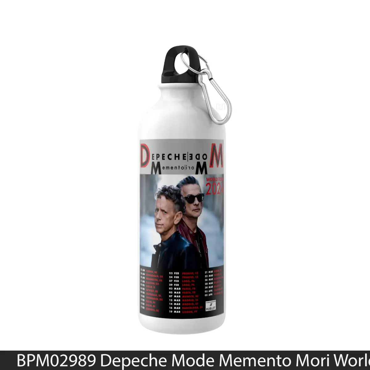 Botol Depeche Mode Memento Mori World Tour 2024 - Music Sport Bottle